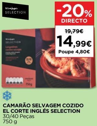 El Corte Inglés Camarão cozido el corte inglés promoção