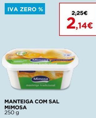 Manteiga mimosa