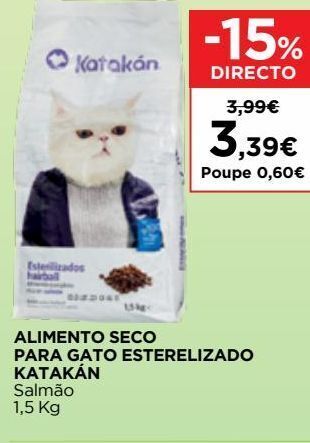 El Corte Inglés Ração para gatos promoção