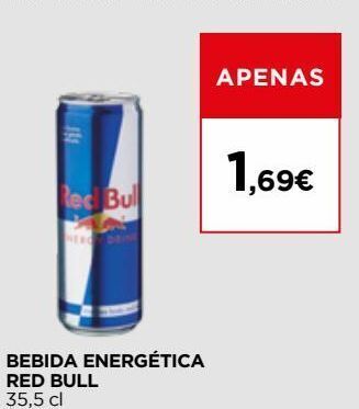 El Corte Inglés Bebida energética red bull promoção