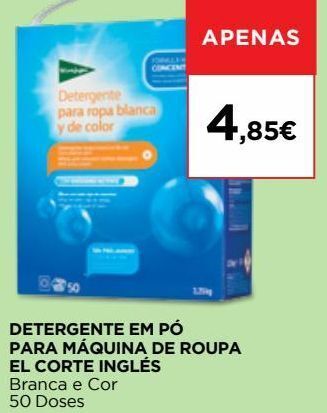 El Corte Inglés Detergente em pó el corte inglés promoção