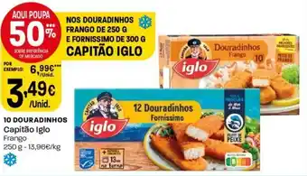 Intermarché 10 DOURADINHOS Capitão Iglo Frango promoção