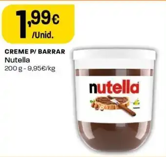 CREME P/ BARRAR Nutella 200 g