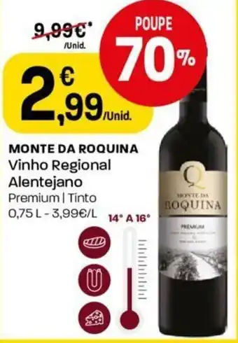 MONTE DA ROQUINA Vinho Regional Alentejano Premium | Tinto
