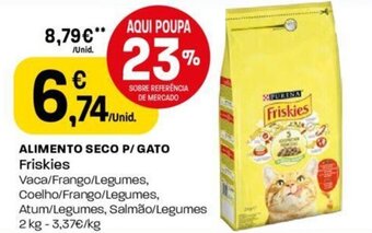 Intermarché ALIMENTO SECO P/ GATO Friskies 2kg promoção