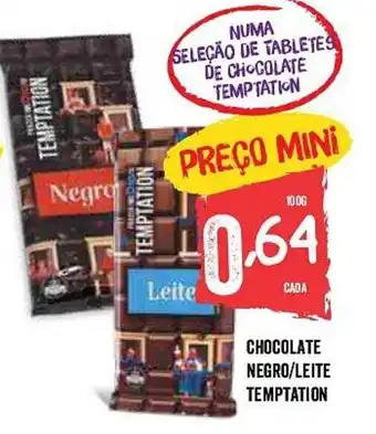CHOCOLATE NEGRO/LEITE TEMPTATION