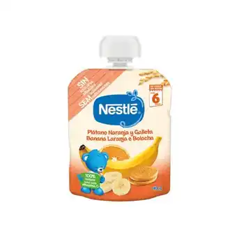 ALDI Saqueta de banana, laranja e bolacha promoção