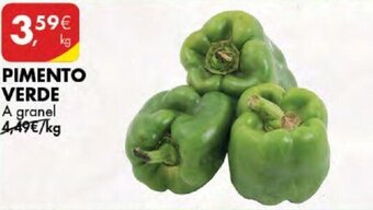 Pingo Doce PIMENTO VERDE A granel promoção