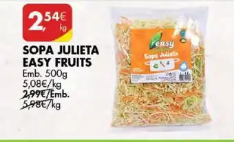SOPA JULIETA EASY FRUITS Emb. 500g