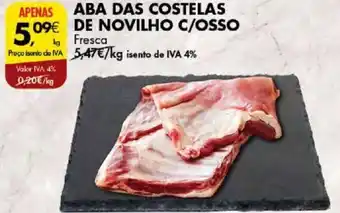 Pingo Doce ABA DAS COSTELAS DE NOVILHO C/OSSO Fresca promoção