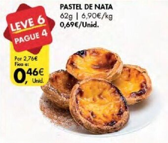 Pingo Doce PASTEL DE NATA 62g promoção