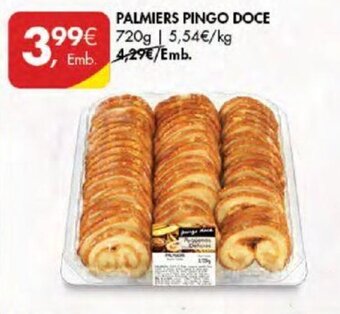 Pingo Doce PALMIERS PINGO DOCE 720g promoção