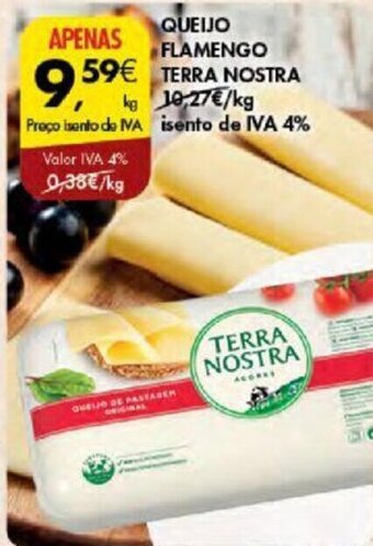 Pingo Doce QUEIJO FLAMENGO TERRA NOSTRA promoção