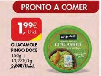 Pingo Doce GUACAMOLE PINGO DOCE 150g promoção