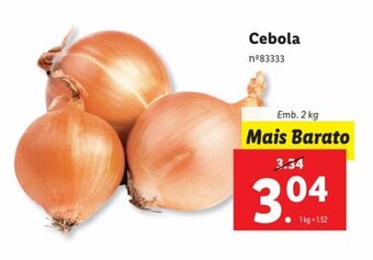 Lidl Cebola promoção