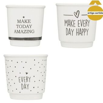 Hôma Copo de café happy em cerâmica 9cl promoção