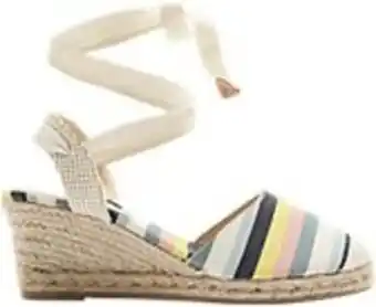 Deichmann Sandália com cunha lace up promoção