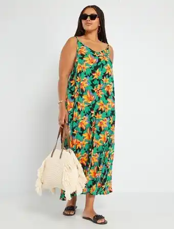 Vestido pelo joelho 'florido'