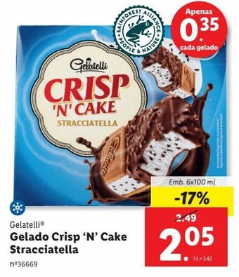 Lidl Gelados gelatelli promoção