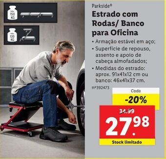 Lidl Ferramentas parkside promoção
