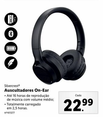 Lidl Auscultadores silvercrest promoção