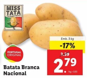 Lidl Batatas promoção
