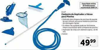 Lidl Conjunto aspirador crivit promoção