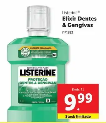 Lidl Elixir listerine promoção