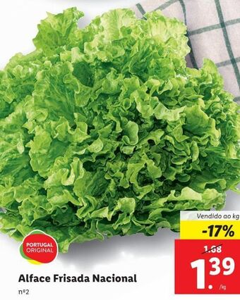 Lidl Alface promoção