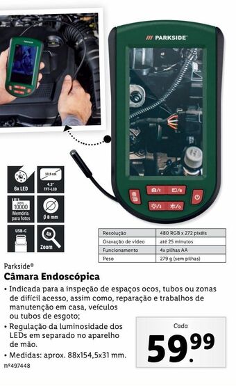 Lidl Ferramentas parkside promoção