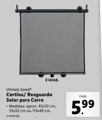 Lidl Cortinas para o carro promoção