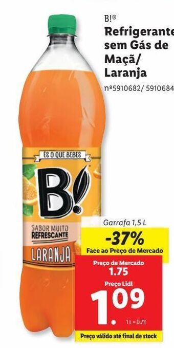 Lidl Refrescos b! promoção