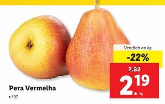 Lidl Peras promoção