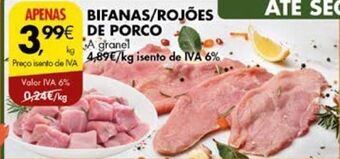 Pingo Doce Carne suína promoção