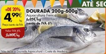 Pingo Doce Dourada promoção