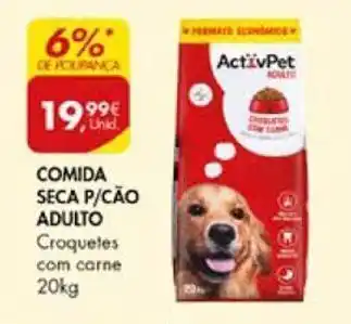 Pingo Doce Ração para cães activpet promoção