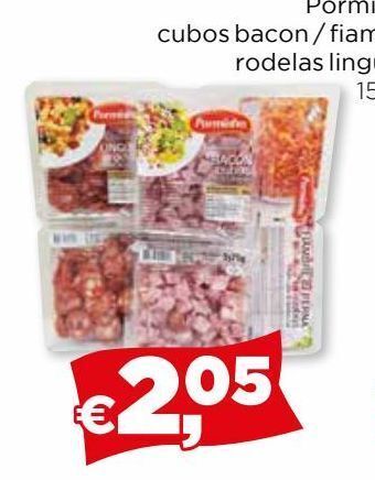 Bolama Bacon porminho promoção