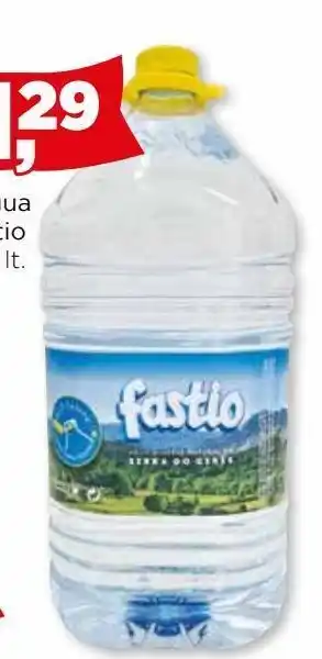 Bolama Água fastio promoção