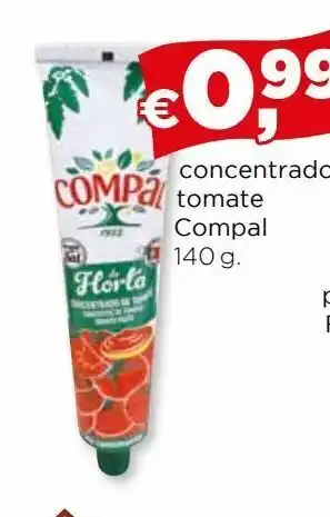 Bolama Suco concentrado compal promoção