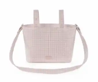 Bolso organizador together rosa/blanco