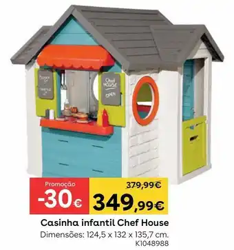 Smoby - casinha infantil chef house