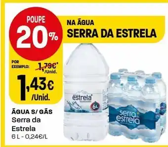 Intermarché Água serra da estrela promoção