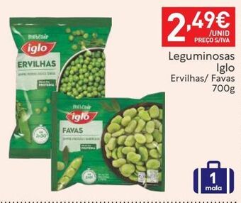 Recheio Ervilhas congeladas iglo promoção