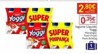 Recheio Iogurte yoggi promoção
