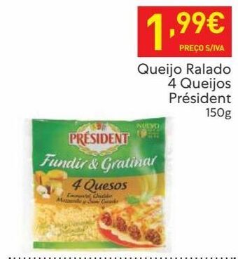 Queijo ralado président