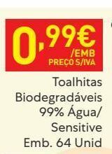 Recheio Toalhas umedecidas amanhecer promoção