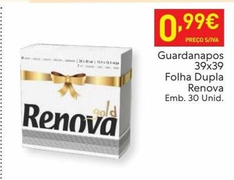 Recheio Guardanapos de papel renova promoção