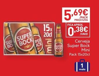 Recheio Cerveja super bock promoção
