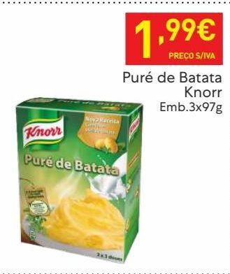 Purê de batatas knorr