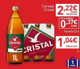 Recheio Cerveja cristal promoção